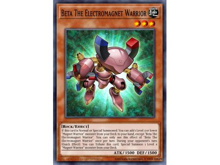 Beta The Electromagnet Warrior (Super Rare)