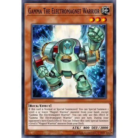 Gamma The Electromagnet Warrior (Super Rare)