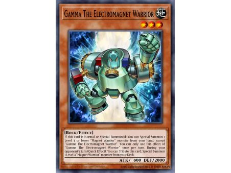 Gamma The Electromagnet Warrior (Super Rare)