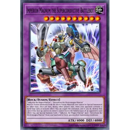 Imperion Magnum the Superconductive Battlebot (Ultra Rare)