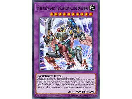 Imperion Magnum the Superconductive Battlebot (Ultra Rare)