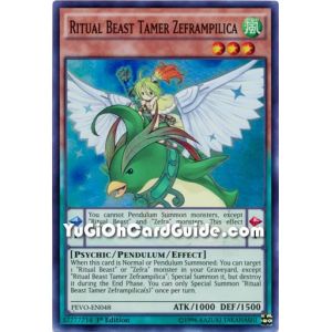 Ritual Beast Tamer Zeframpilica (Super Rare)