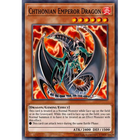 Chthonian Emperor Dragon (Ultimate Rare)