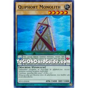 Qliphort Monolith (Super Rare)