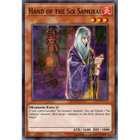 Hand of the Six Samurai (Secret Rare)