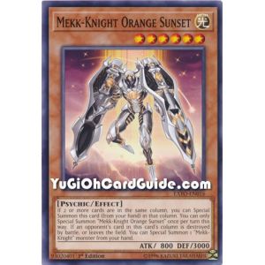 Mekk - Knight Orange Sunset
