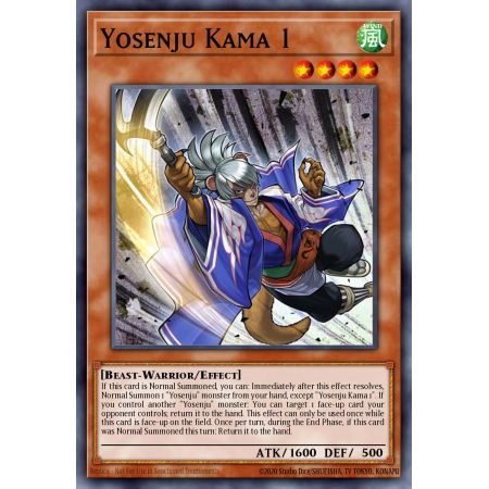 Yosenju Kama 1 (Secret Rare)