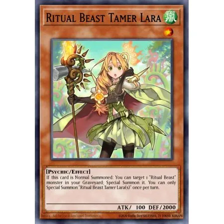 Ritual Beast Tamer Lara (Secret Rare)