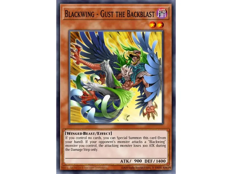Blackwing - Gust the Backblast (Rare)