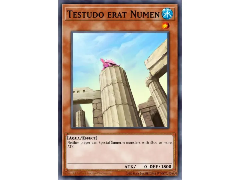 Testudo erat Numen (Short Print)
