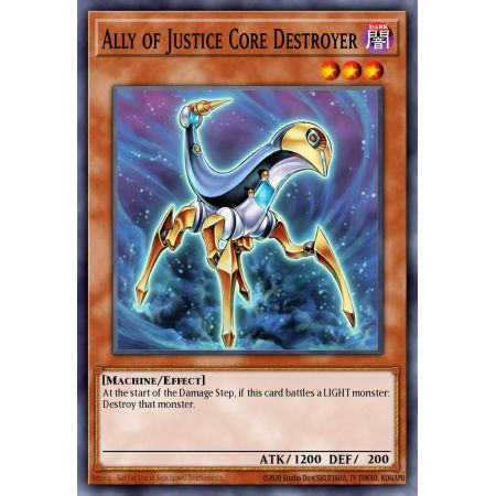 Ally of Justice Core Destroyer (Rare)