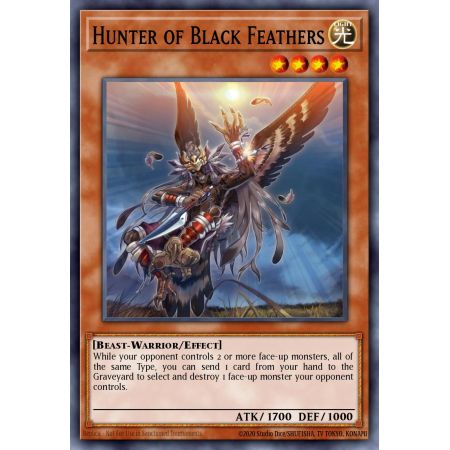 Hunter of Black Feathers (Short Print)