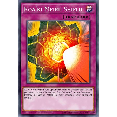 Koa'ki Meiru Shield (Rare)