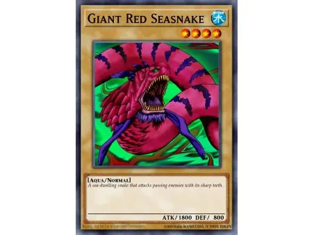 Giant Red Seasnake (Super Rare)