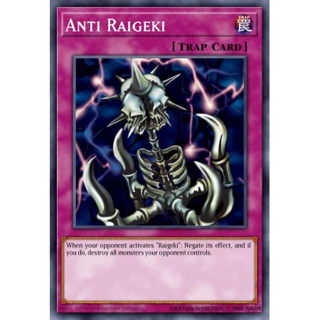 Anti Raigeki (Super Rare)