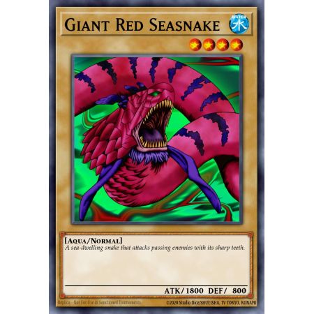 Giant Red Seasnake (Rare)