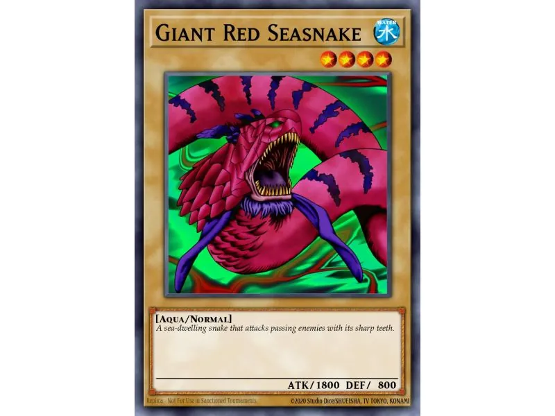 Giant Red Seasnake (Rare)