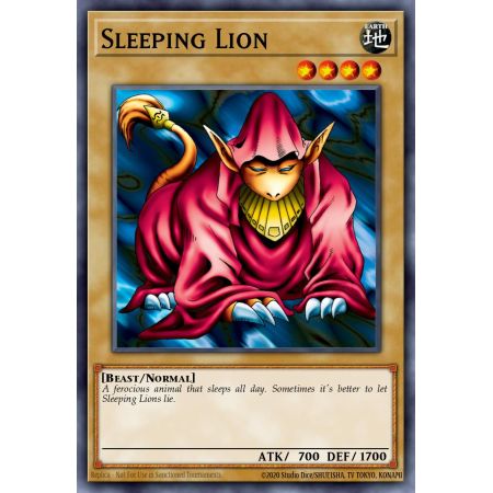 Sleeping Lion (Common)