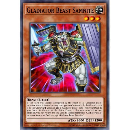 Gladiator Beast Samnite (Super Rare)