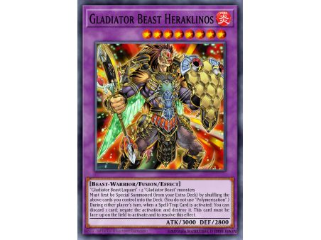 Gladiator Beast Heraklinos (Ultimate Rare)