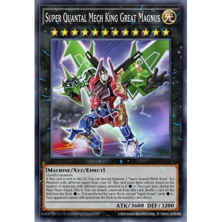 Super Quantal Mech King Great Magnus (Secret Rare)