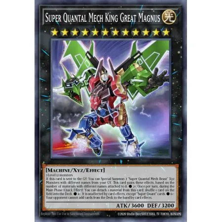 Super Quantal Mech King Great Magnus (Secret Rare)