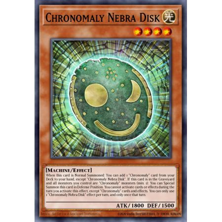 Chronomaly Nebra Disk (Prismatic Secret Rare)