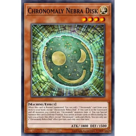 Chronomaly Nebra Disk (Prismatic Secret Rare)