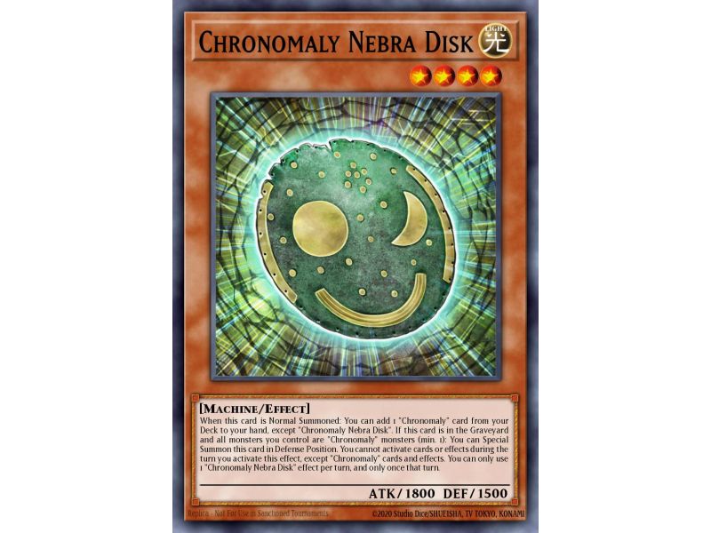 Chronomaly Nebra Disk (Prismatic Secret Rare)
