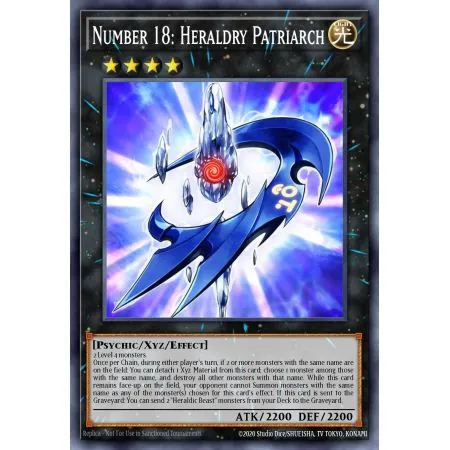 Number 18: Heraldry Patriarch (Super Rare)