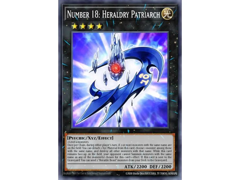Number 18: Heraldry Patriarch (Super Rare)