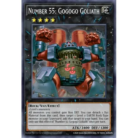 Number 55: Gogogo Goliath (Super Rare)