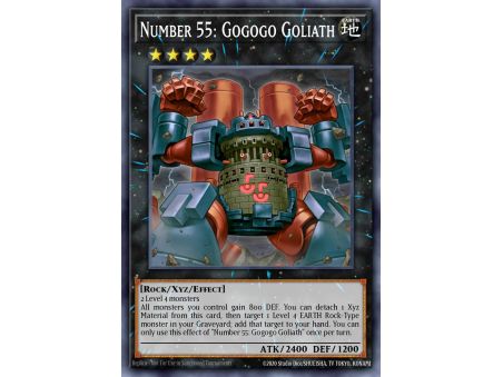 Number 55: Gogogo Goliath (Super Rare)
