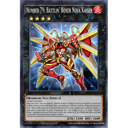 Number 79: Battlin' Boxer Nova Kaiser (Super Rare)