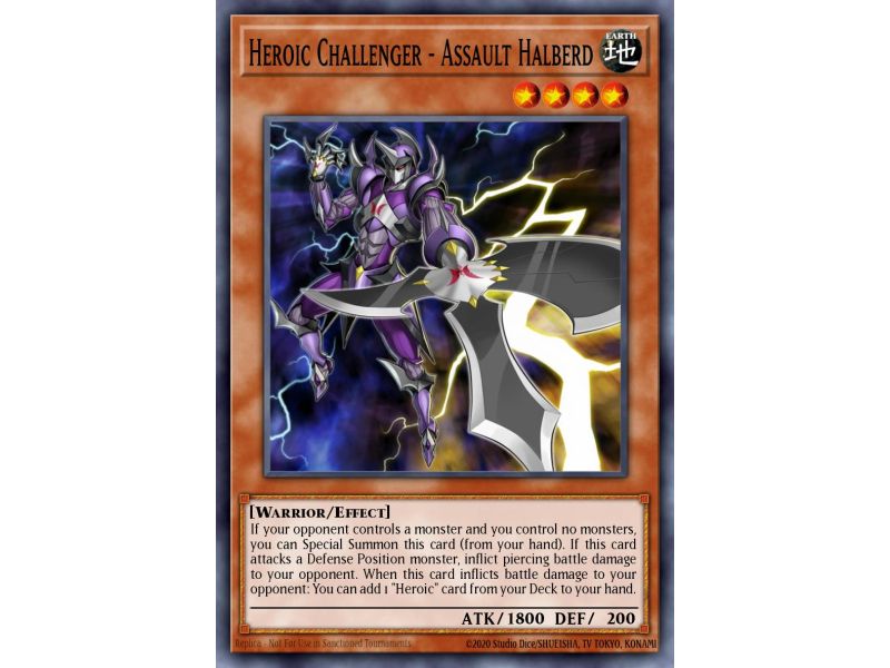 Heroic Challenger - Assault Halberd (Super Rare)