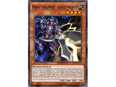 Heroic Challenger - Assault Halberd (Super Rare)