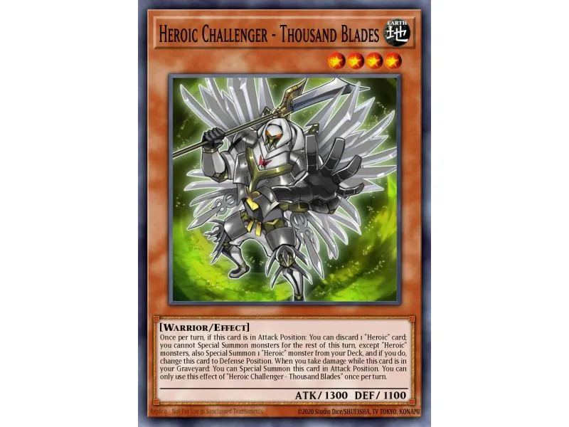 Heroic Challenger - Thousand Blades (Super Rare)