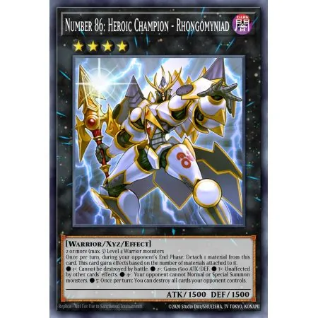 Number 86: Heroic Champion - Rhongomyniad (Prismatic Secret Rare)