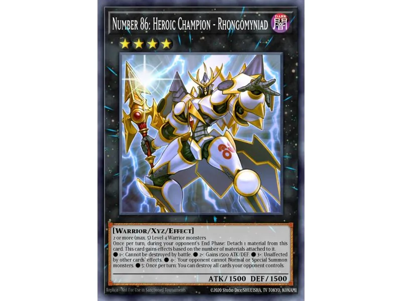 Number 86: Heroic Champion - Rhongomyniad (Prismatic Secret Rare)