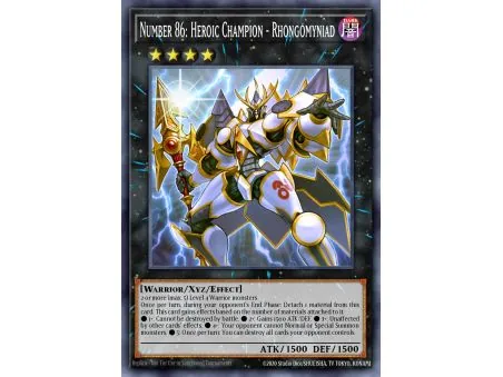 Number 86: Heroic Champion - Rhongomyniad (Prismatic Secret Rare)