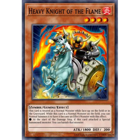 Heavy Knight of the Flame (Super Rare)