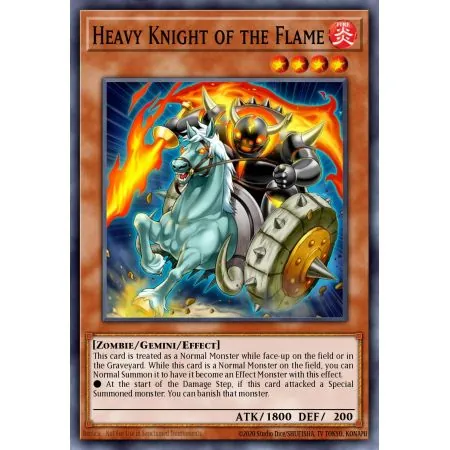 Heavy Knight of the Flame (Super Rare)