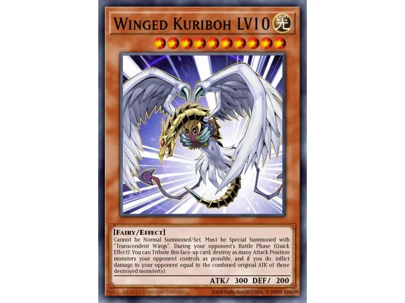 Winged Kuriboh LV10 (Super Rare)