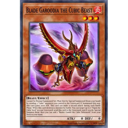 Blade Garoodia the Cubic Beast (Ultra Rare)