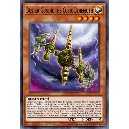 Buster Gundil the Cubic Behemoth (Ultra Rare)
