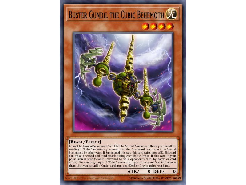 Buster Gundil the Cubic Behemoth (Ultra Rare)