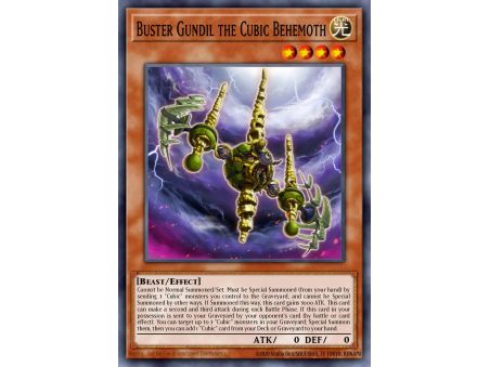 Buster Gundil the Cubic Behemoth (Ultra Rare)