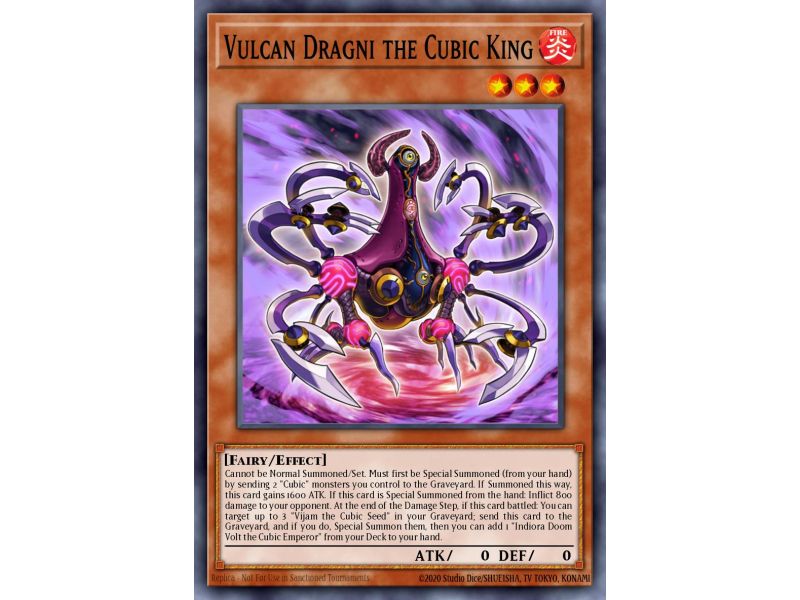 Vulcan Dragni the Cubic King (Ultra Rare)