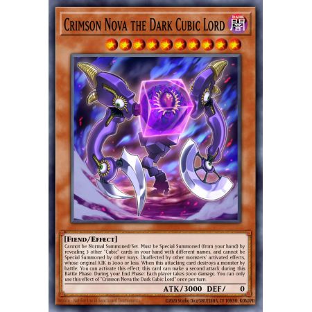 Crimson Nova the Dark Cubic Lord (Ultra Rare)
