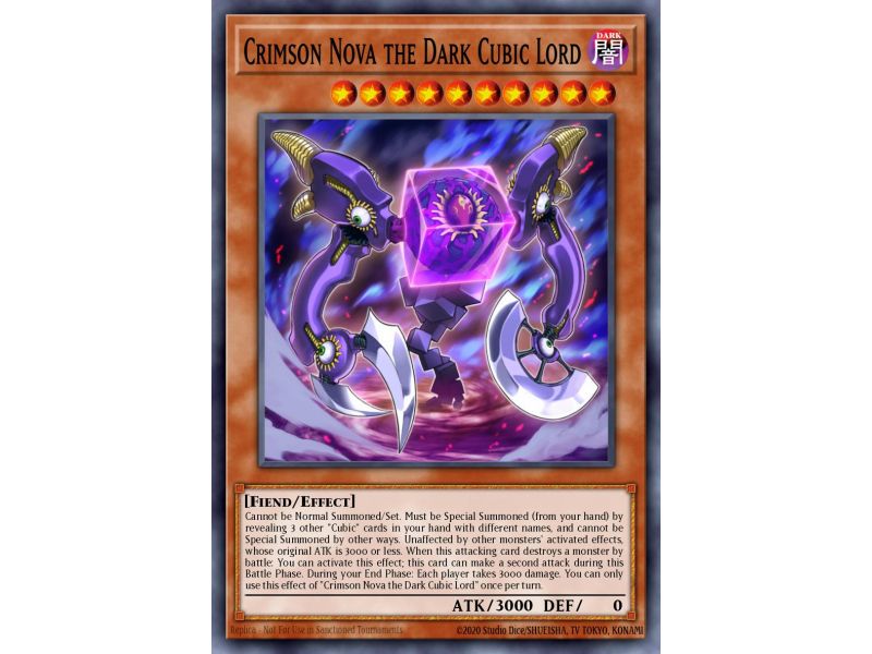 Crimson Nova the Dark Cubic Lord (Ultra Rare)